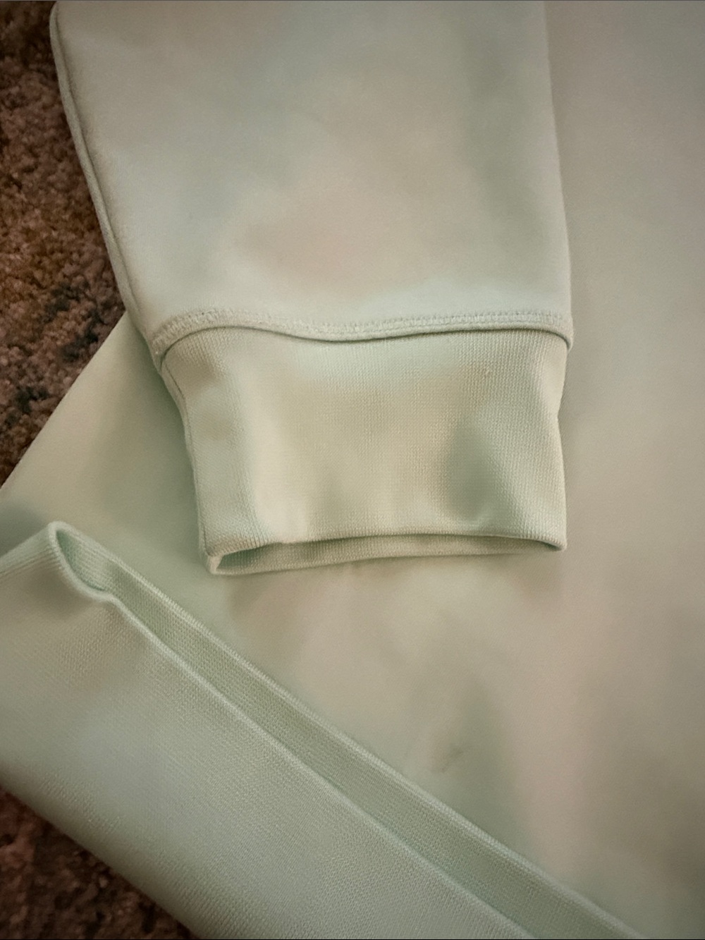 Southern Tide Mint Green Quarter-Zip Pullover with Navy Collar - Picture 5 of 9